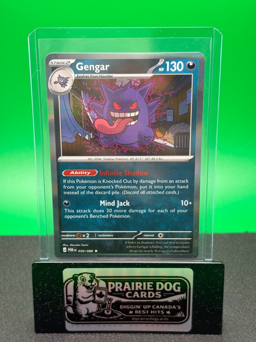 🔥 Holo Gengar Pokemon Card